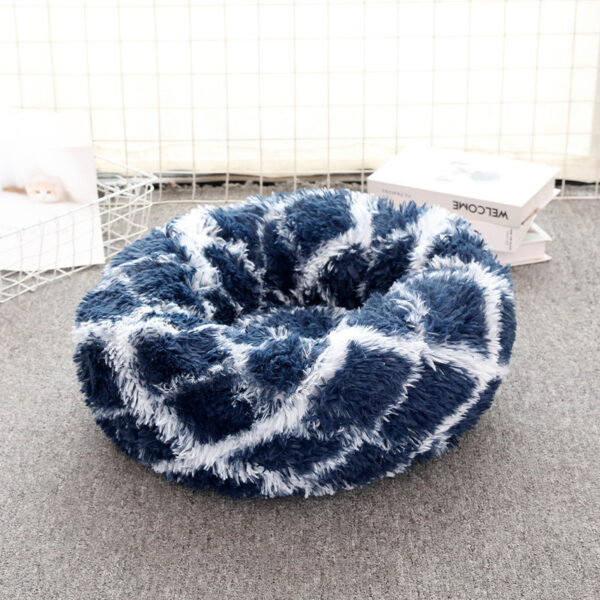 Cathouse Doghouse Large, Medium And Small Dogs Warm Plush Round Pet Bed Dog Bed Cat Bed Dog Bed - Image 3