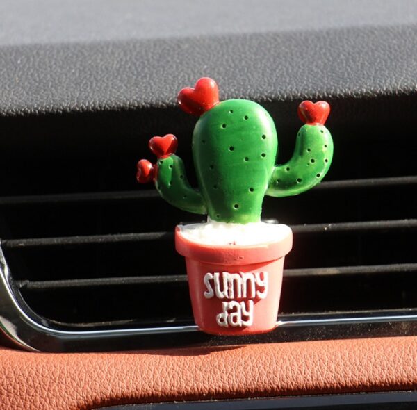 Car Air Freshener Plants Perfume Vent Outlet Air Conditioning Fragrance Clip Cute Creative Ornaments Interior Auto Accessories - Image 4