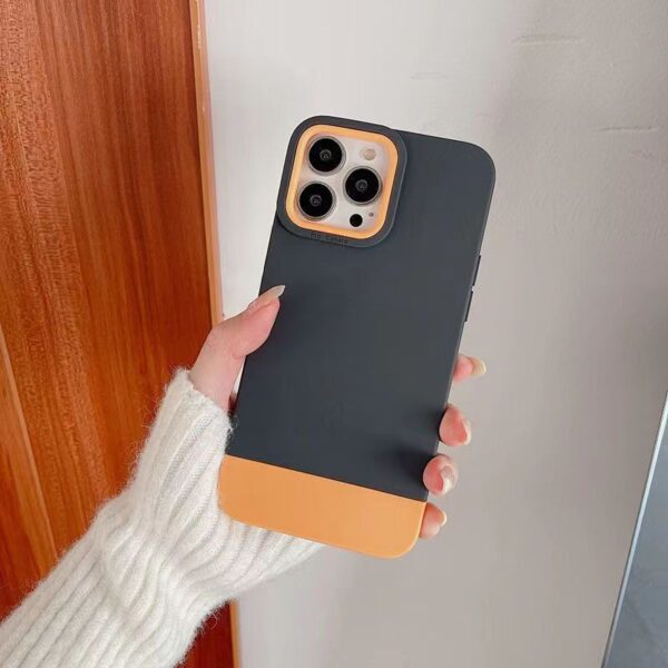 Simple Color Contrast Men's And Women's Phone Cases - Image 2