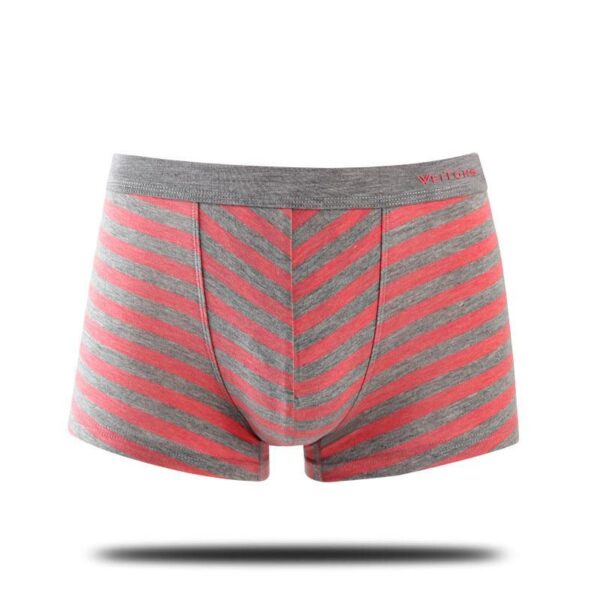 New Men's Underwear Striped Boxer Briefs Striped Alarms In - Image 5