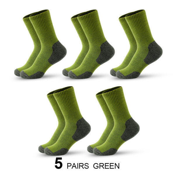 Men's Mid-calf Length Sock Sweat Absorbing And Deodorant - Image 4