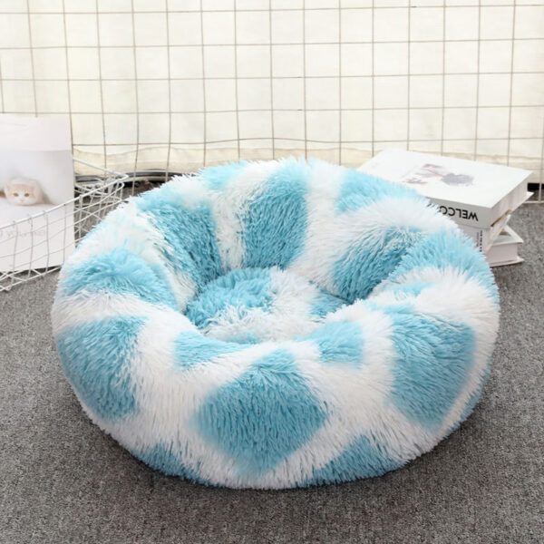 Cathouse Doghouse Large, Medium And Small Dogs Warm Plush Round Pet Bed Dog Bed Cat Bed Dog Bed - Image 6